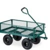 Pneumatiques De Charrette à Bras Relaxdays - 200 Kg - Chariot De Transport En Acier - Chariot De Jardin - Charrette à Bras