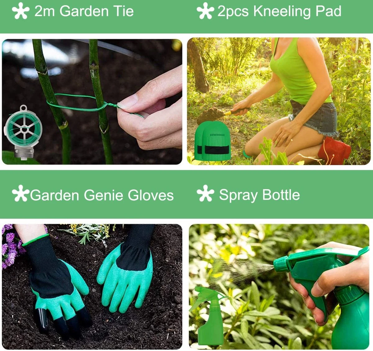 TrueForYou - Set D'outils De Jardin , Kit Cadeau D'outils à Main, Repiquage De Jardinage En Plein Air Pour Jardinier, Avec Sac De Maintien Robuste Pour Le Stockage 6 TrueForYou - Set D'outils De Jardin , Kit Cadeau D'outils à Main, Repiquage De Jardinage En Plein Air Pour Jardinier, Avec Sac De Maintien Robuste Pour Le Stockage – Image 6