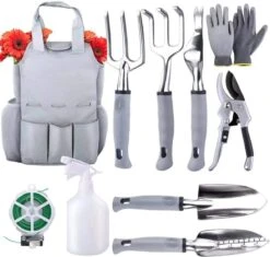 Set Outils De Jardin Enlèvement Des Mauvaises Herbes En Plein Air Équipement De Jardinage En Heavy Duty Cultivateur Transplantation Fourche De Désherbage Râteau à Mauvaises Herbes