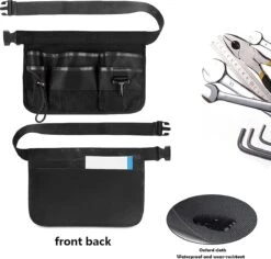 Ceinture à Outils Noire, Sac Ceinture Pour Outils De Jardin, Ceinture à Outils De Jardin, Ceinture à Outils De Jardin Avec 7 Poches Pour Le Jardinage -Vendite Pelouse Pro 1200x1148 9