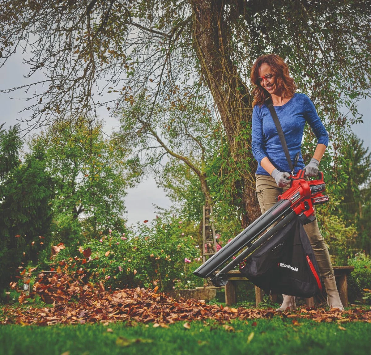 Einhell Power X-Change VENTURRO 18/210 Aspirateur à Feuilles Batterie Avec Sangle De Transport, Softgriff, Sans Batterie, Sans Chargeur 18 V 7 Einhell Power X-Change VENTURRO 18/210 Aspirateur à Feuilles Batterie Avec Sangle De Transport, Softgriff, Sans Batterie, Sans Chargeur 18 V – Image 7