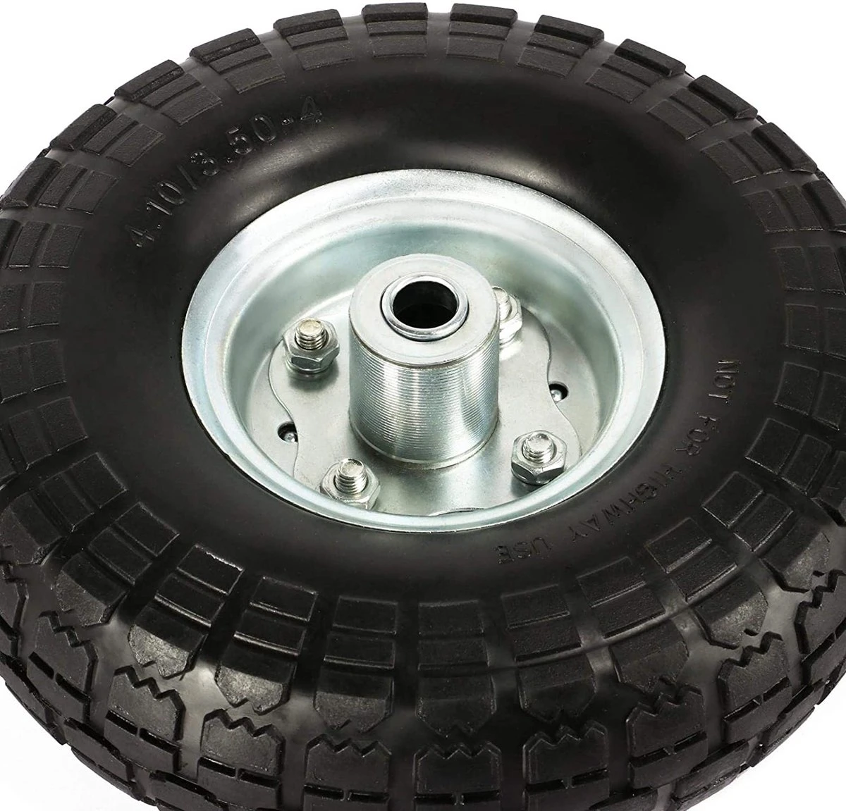 Set De 4 Roues De Remorque Anti-crevaison Pour Roue De Brouette De Diable Jante En Acier 255mm HM-YAHEE-591292 7 Set De 4 Roues De Remorque Anti-crevaison Pour Roue De Brouette De Diable Jante En Acier 255mm HM-YAHEE-591292 – Image 7