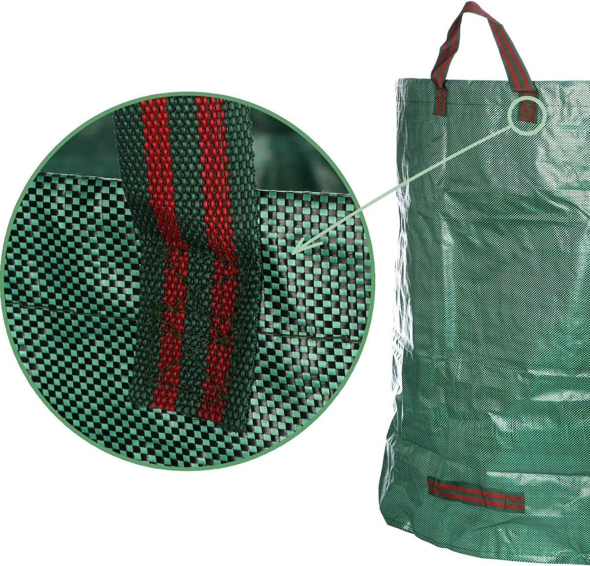 6x Sac De Jardin Avec Poignées - Sac Poubelle De Jardin Pliable XXL - Poubelle Pliable Indéchirable Pour Feuilles Et Déchets Verts 4 6x Sac De Jardin Avec Poignées - Sac Poubelle De Jardin Pliable XXL - Poubelle Pliable Indéchirable Pour Feuilles Et Déchets Verts – Image 4