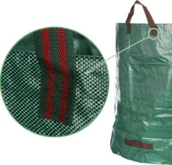 COM-FOUR® 3x Sac De Jardin Avec Poignées De Transport - Sac Poubelle De Jardin Pliable XL - Poubelle Pliable Indéchirable Pour Feuilles Et Déchets Verts (300 L - 3 Pièces) -Vendite Pelouse Pro 1200x1152 6