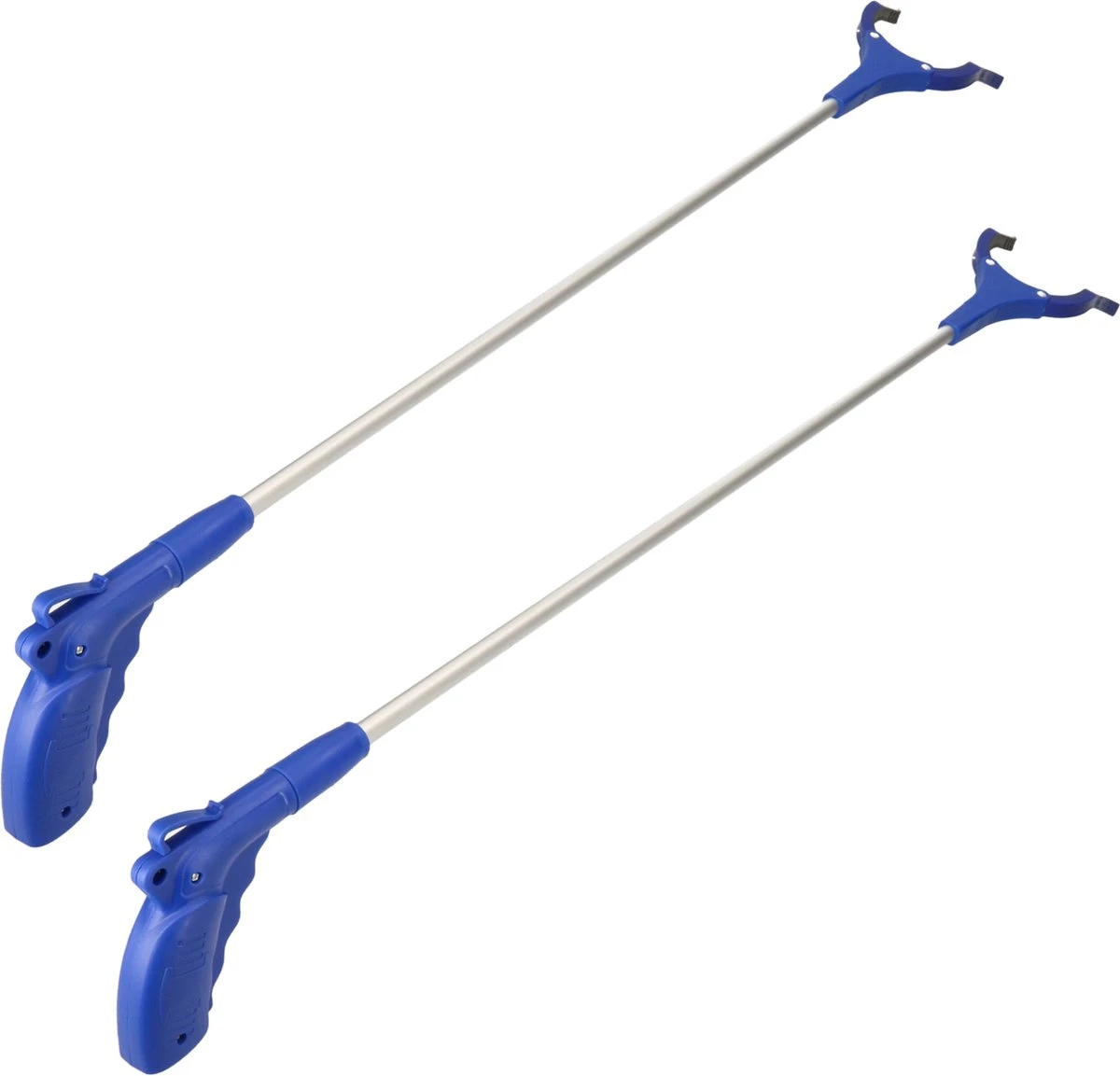 2x Benne à Ordures En Aluminium Avec Doigts De Préhension Antidérapants 100 Cm - Benne à Déchets / Benne à Saleté 1 2x Benne à Ordures En Aluminium Avec Doigts De Préhension Antidérapants 100 Cm - Benne à Déchets / Benne à Saleté