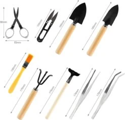 Lihao Mini Ensemble D'outils De Jardin 9 Pièces Pour Mini Plantes Succulentes Pot Plantes Bonsaï Outils Travail De Jardin (MEHRWEG) -Vendite Pelouse Pro 1200x1154 3