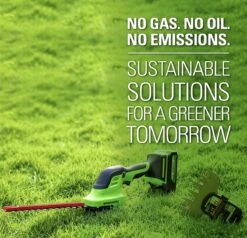 Taille-haie Et Coupe-herbe Greenworks 2en1, G24SHT Li-Ion 24V 2400 SPM Profondeur De Coupe 8 Mm Taille-haie 20 Cm Cisaille à Gazon 120 Mm, Sans Batterie Ni Chargeur -Vendite Pelouse Pro 1200x1155 1