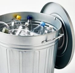 Ensemble Poubelle élégant - Avec Brosse De Toilette Et Plateau De Brosse à Languette - Noir / Bambou - Klein Taille - 3L - Poubelle De Salle De Bain / Toilette / Cuisine / Bureau -Vendite Pelouse Pro 1200x1166 5