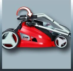Einhell GE-CM 43 Li M Kit Tondeuse à Gazon Poussée Batterie Noir, Gris, Rouge -Vendite Pelouse Pro 1200x1167