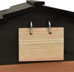 VidaXL Auvent Pour Tondeuse à Gazon 78 X 74 X 54 Cm Bois D'épicéa Noir Marron -Vendite Pelouse Pro 1200x1168 4
