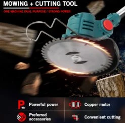 Coupe-herbe Coupe-herbe - Tondeuse à Gazon électrique Sans Fil Rechargeable - Tondeuse à Gazon Rotative - Tondeuse à Gazon - Poignée Réglable - Avec 2 Piles - Pour Tailler La Pelouse De Jardin - Blauw 11 Coupe-herbe Coupe-herbe - Tondeuse à Gazon électrique Sans Fil Rechargeable - Tondeuse à Gazon Rotative - Tondeuse à Gazon - Poignée Réglable - Avec 2 Piles - Pour Tailler La Pelouse De Jardin - Blauw -Vendite Pelouse Pro 1200x1178 2