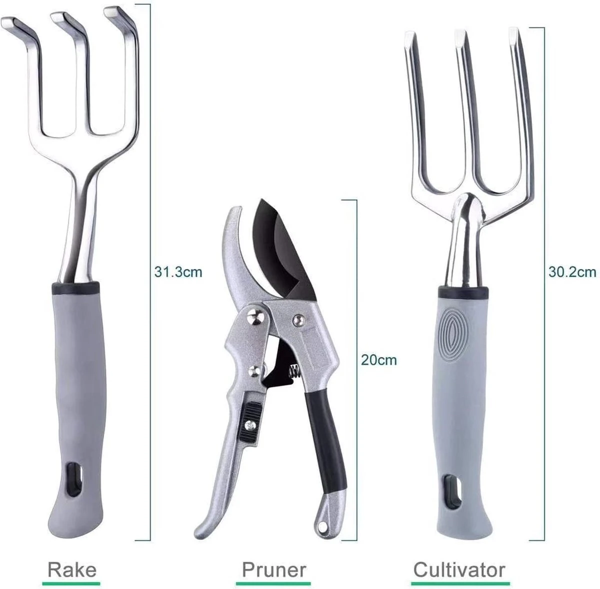 Set Outils De Jardin Enlèvement Des Mauvaises Herbes En Plein Air Équipement De Jardinage En Heavy Duty Cultivateur Transplantation Fourche De Désherbage Râteau à Mauvaises Herbes 4 Set Outils De Jardin Enlèvement Des Mauvaises Herbes En Plein Air Équipement De Jardinage En Heavy Duty Cultivateur Transplantation Fourche De Désherbage Râteau à Mauvaises Herbes – Image 4