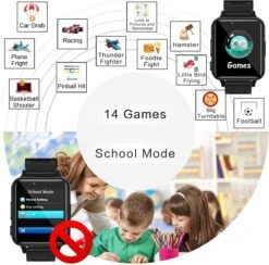 Cadeau FÊTE DES PÈRES - Cadeaux Papa - Smartwatch Avec GPS Pour Enfants, Montre Téléphone Pour Filles Et Garçons, écran Tactile Avec Lecteur De Musique, Jeux, Appareil Photo, Lampe De Poche Et Réveil, Smartwatch Pour 30 Cadeau FÊTE DES PÈRES - Cadeaux Papa - Smartwatch Avec GPS Pour Enfants, Montre Téléphone Pour Filles Et Garçons, écran Tactile Avec Lecteur De Musique, Jeux, Appareil Photo, Lampe De Poche Et Réveil, Smartwatch Pour -Vendite Pelouse Pro 1200x1184 2