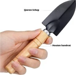 Set Outils De Jardin Waledano® 3 Pièces - Convient Pour Le Jardinage - La Plantation Pelle De Jardin - Ensemble De Culture - Râteau De Jardin - Pelle à Plantes - Pelle à Main - Avec Manche En Bois -Vendite Pelouse Pro 1200x1185 12