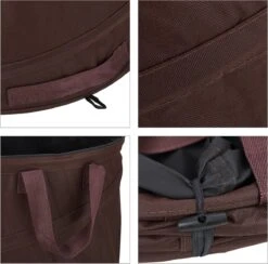 Relaxdays Pop Up Sac à Déchets De Jardin - Lot De 2 - Sac De Jardin 120 L - Marron - Sacs à Mauvaises Herbes Robustes -Vendite Pelouse Pro 1200x1187 13