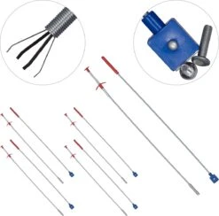 Relaxdays 5 X Grappin - Pince Magnétique - Bâton De Préhension - Bras De Préhension - 600 Mm - Outil De Ramassage -Vendite Pelouse Pro 1200x1187 18