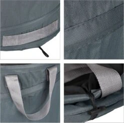 Lot De 3 Sacs Poubelles De Jardin Relaxdays - Sac à Feuilles Pop-up - 160 L - Sac De Jardin - 3 Anses - Gris -Vendite Pelouse Pro 1200x1187 6