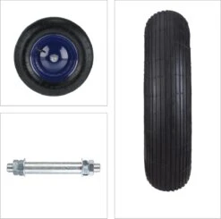 Roue De Brouette Relaxdays 4.80 4.00-8 - Pneu De Brouette Avec Essieu - Jante En Acier Bleu Pneumatique 15 Roue De Brouette Relaxdays 4.80 4.00-8 - Pneu De Brouette Avec Essieu - Jante En Acier Bleu Pneumatique -Vendite Pelouse Pro 1200x1189 13