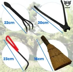 Good2know Set D' Outils Pour Bonsaï - 16 Pièces - Kit De Démarrage Pour Bonsaï - Kit D'entretien Pour Bonsaï - Outils De Jardin -Vendite Pelouse Pro 1200x1190 8