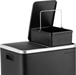 Songmics Poubelle Pour La Cuisine, 30L, Tri Des Déchets, Poubelle En Métal, Poubelle à Pédale Avec Bacs Intérieurs Et Poignées, Système De Tri Des Déchets, 2 X 15 Litres, Softclose, Hermétique, Gris Fumée -Vendite Pelouse Pro 1200x1191 1