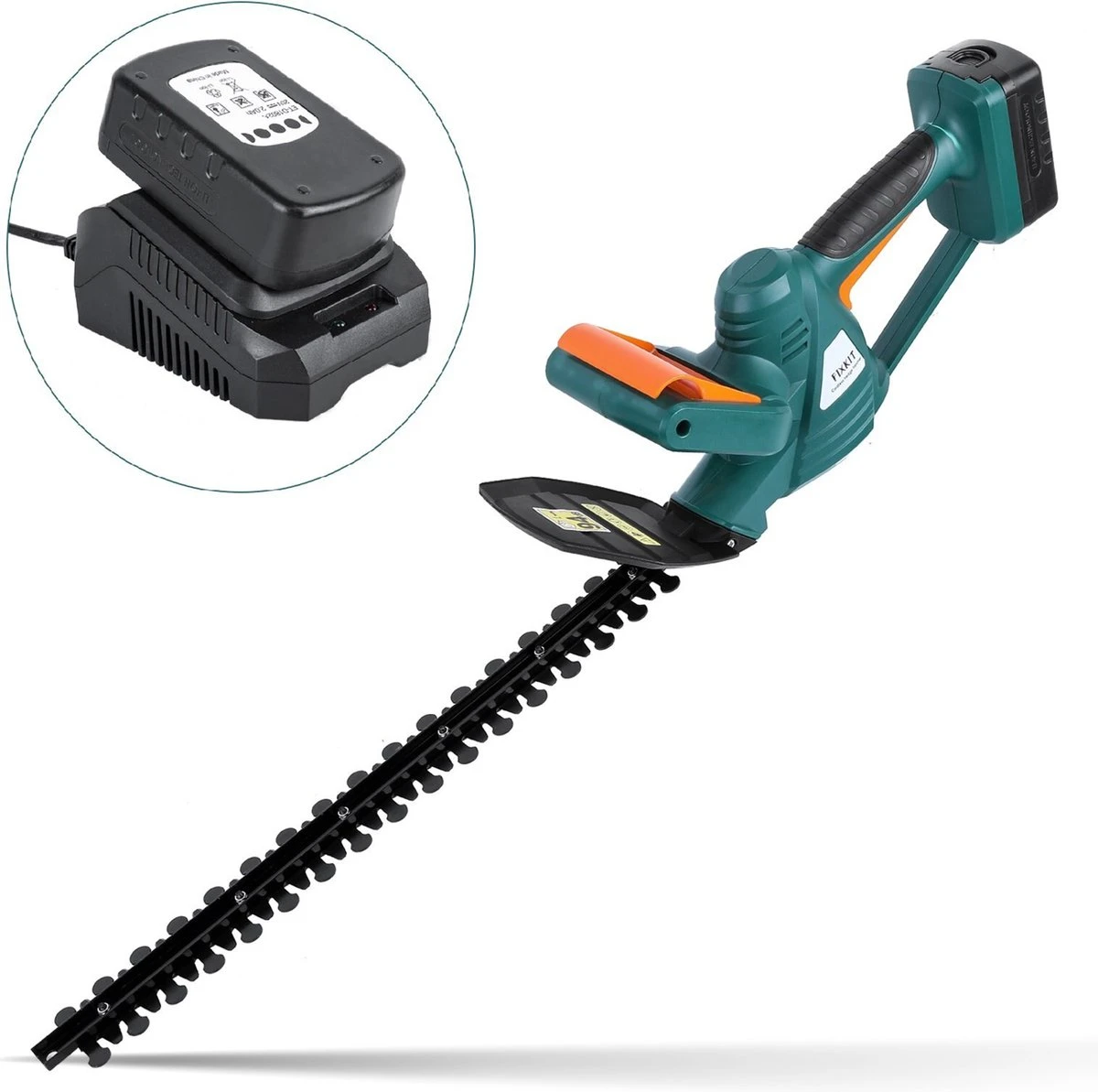 Taille-haie électrique Happyment - Avec Batterie - Ébrancheur - Sans Fil - Télescopique - Acier 1 Taille-haie électrique Happyment - Avec Batterie - Ébrancheur - Sans Fil - Télescopique - Acier