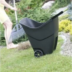 Prosperplast Chariot à Déchets 85 Litres Anthracite - Chariot De Jardin - Brouette - Chariot De Jardin - Chariot à Déchets De Jardin - Chariot De Jardin - Poubelle De Jardin - Chariot à Déchets - Chariot à Litière -Vendite Pelouse Pro 1200x1194 2