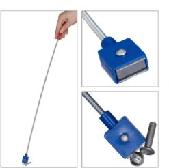 Relaxdays 5 X Grappin - Pince Magnétique - Bâton De Préhension - Bras De Préhension - 600 Mm - Outil De Ramassage -Vendite Pelouse Pro 1200x1197 12