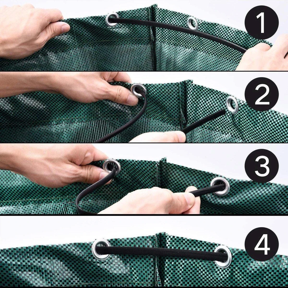 Sac De Jardin, Sac à Déchets De Jardin En Polypropylène (PP) Imperméable Robuste, Sacs à Feuilles Autoportants Et Pliables Incl. Cadeau: 1 Paire De Gants De Jardinage 6 Sac De Jardin, Sac à Déchets De Jardin En Polypropylène (PP) Imperméable Robuste, Sacs à Feuilles Autoportants Et Pliables Incl. Cadeau: 1 Paire De Gants De Jardinage – Image 6