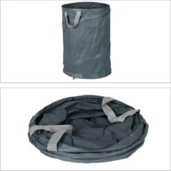 Lot De 3 Sacs Poubelles De Jardin Relaxdays - Sac à Feuilles Pop-up - 160 L - Sac De Jardin - 3 Anses - Gris -Vendite Pelouse Pro 1200x1198 17