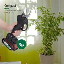 Sécateur à Batterie Foumt SS-1 - Sécateur électrique - Taille-haie électrique - Sécateur - Mini Tronçonneuse - Étui Inclus - Batterie Extra - Zwart -Vendite Pelouse Pro 1200x1198 2