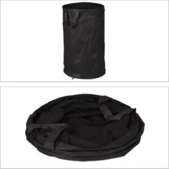 Lot De 3 Sacs Poubelles De Jardin Relaxdays - Sac De Jardin Pop-up - 160 L - Sac à Feuilles - 3 Anses - Noir -Vendite Pelouse Pro 1200x1198 31