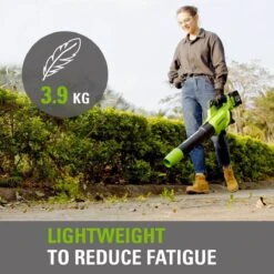 Greenworks 48 VOLT (2X24 VOLT) SOUFFLEUR À FEUILLES À BATTERIE Avec 2x Batterie Li-Ion Et Chargeur -Vendite Pelouse Pro 1200x1198 36