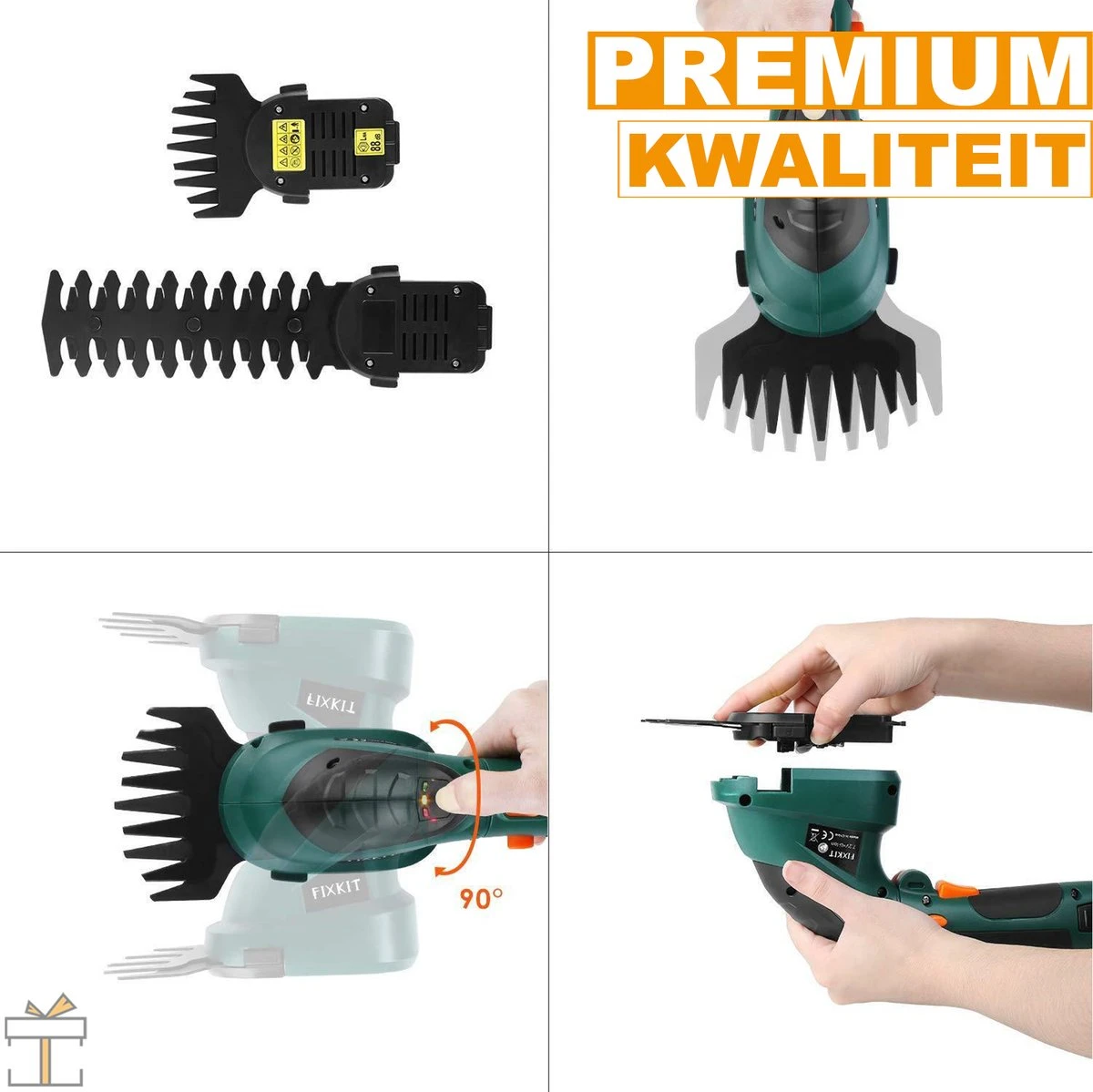 Taille-haie électrique Happyment - Avec Batterie - 3en1 - Coupe-branches - Sans Fil - Télescopique - Acier 5 Taille-haie électrique Happyment - Avec Batterie - 3en1 - Coupe-branches - Sans Fil - Télescopique - Acier – Image 5