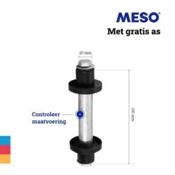 MESO Roue De Brouette Pneumatique - 4.80/4.00-8 - Pneu En Caoutchouc - Roue Avec Axe 130mm - Pneu De Brouette 4.80/400 Pour Brouette 10 MESO Roue De Brouette Pneumatique - 4.80/4.00-8 - Pneu En Caoutchouc - Roue Avec Axe 130mm - Pneu De Brouette 4.80/400 Pour Brouette -Vendite Pelouse Pro 1200x1200 1010