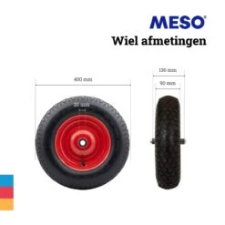 MESO Roue De Brouette Pneumatique - 4.80/4.00-8 - Pneu En Caoutchouc - Roue Avec Axe 130mm - Pneu De Brouette 4.80/400 Pour Brouette 12 MESO Roue De Brouette Pneumatique - 4.80/4.00-8 - Pneu En Caoutchouc - Roue Avec Axe 130mm - Pneu De Brouette 4.80/400 Pour Brouette -Vendite Pelouse Pro 1200x1200 1012