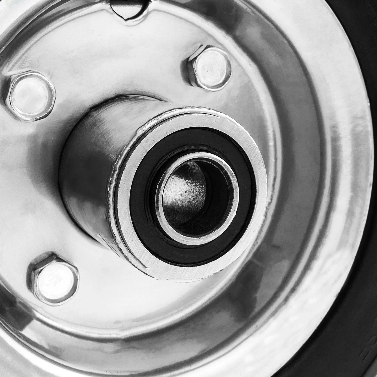 PrimeMatik - Roue De Brouette Massief 70 Kg 8x2.5" 203x64 Mm. Courroie De Rechange Pour Plate-forme De Transport Et Chariots 5 PrimeMatik - Roue De Brouette Massief 70 Kg 8x2.5" 203x64 Mm. Courroie De Rechange Pour Plate-forme De Transport Et Chariots – Image 5