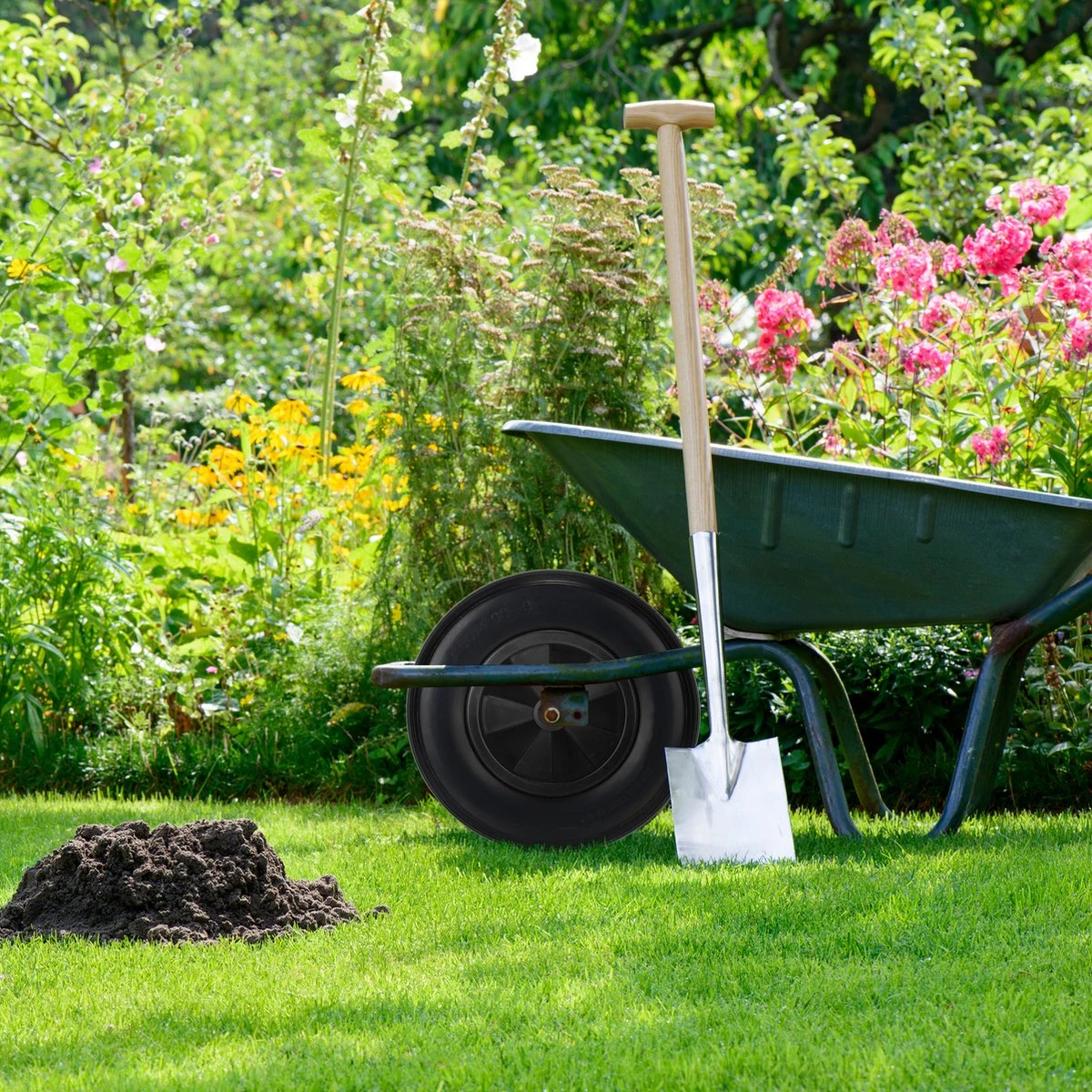 Roue De Brouette Relaxdays -crevaison Relaxdays - 4.80/4.00-8 - Pneu De Brouette Noir Sans Axe - Rechange 8 Roue De Brouette Relaxdays -crevaison Relaxdays - 4.80/4.00-8 - Pneu De Brouette Noir Sans Axe - Rechange – Image 8
