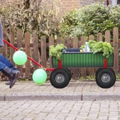 Relaxdays 2 X Roue De Brouette 4.80 4.00-8 - Pneu Pneumatique - Avec Essieu - Jante En Acier - Jusqu'à 200 Kg -Vendite Pelouse Pro 1200x1200 1075