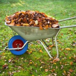 Relaxdays Roue De Brouette Anti Crevaison - 4.80 4.00-8 - 3 Adaptateurs - Jante Acier - Complet Blauw Rouge -Vendite Pelouse Pro 1200x1200 1103