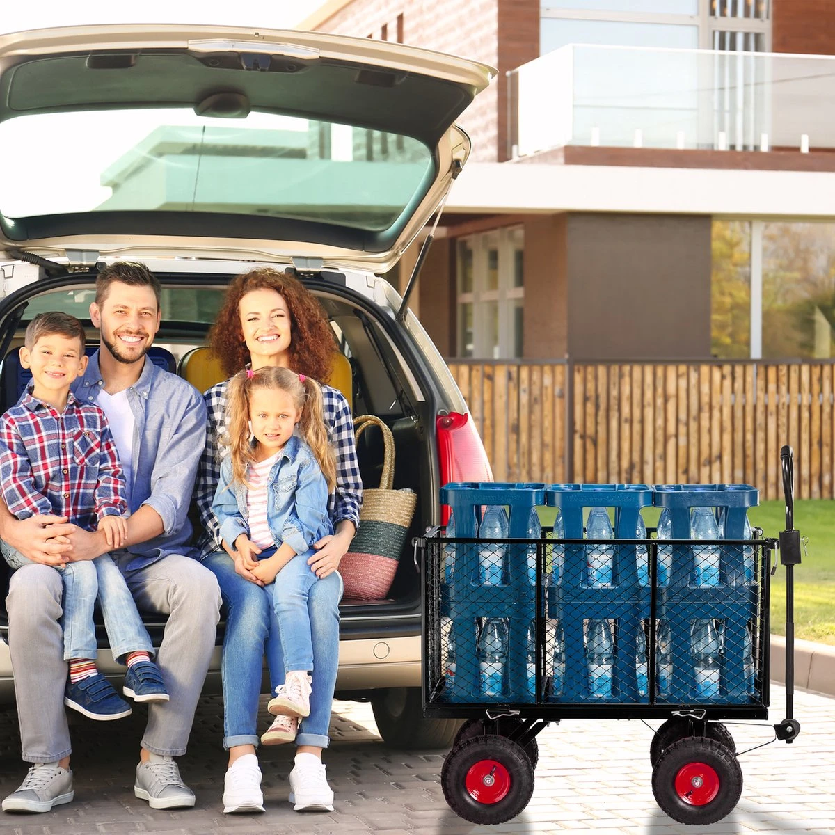 Pneumatiques Pour Charrette à Bras Relaxdays - 500 Kg - Charrette à Bras - Grande Charrette De Jardin - Charrette à Bras En Acier 6 Pneumatiques Pour Charrette à Bras Relaxdays - 500 Kg - Charrette à Bras - Grande Charrette De Jardin - Charrette à Bras En Acier – Image 6