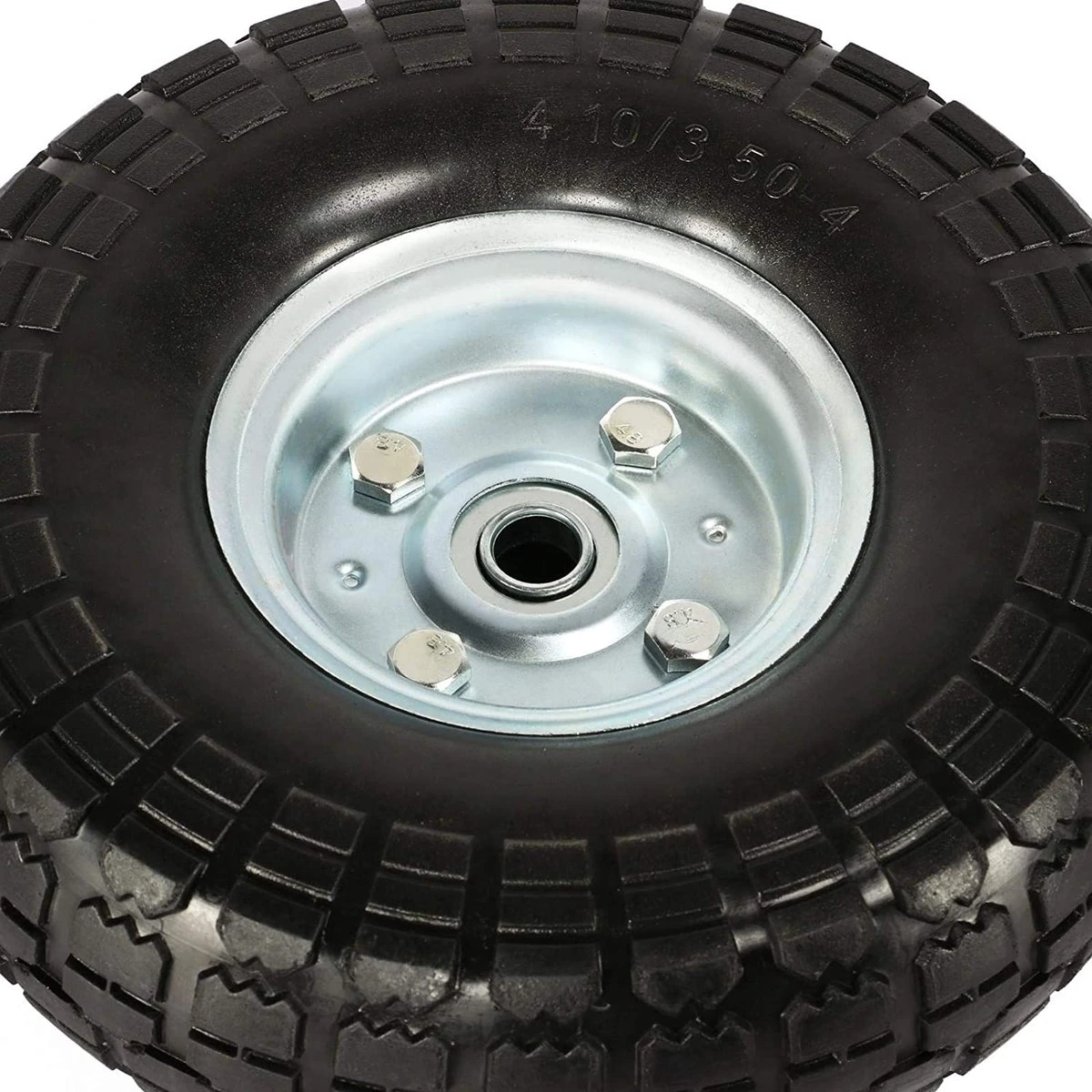 Set De 4 Roues De Remorque Anti-crevaison Pour Roue De Brouette De Diable Jante En Acier 255mm HM-YAHEE-591292 2 Set De 4 Roues De Remorque Anti-crevaison Pour Roue De Brouette De Diable Jante En Acier 255mm HM-YAHEE-591292 – Image 2