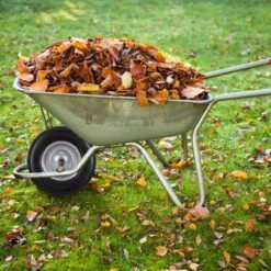 Relaxdays 4x Caoutchouc De Roue De Brouette - Roue De Chariot Avec Essieu - Jante En Acier De Pneu Anti-crevaison -Vendite Pelouse Pro 1200x1200 1125