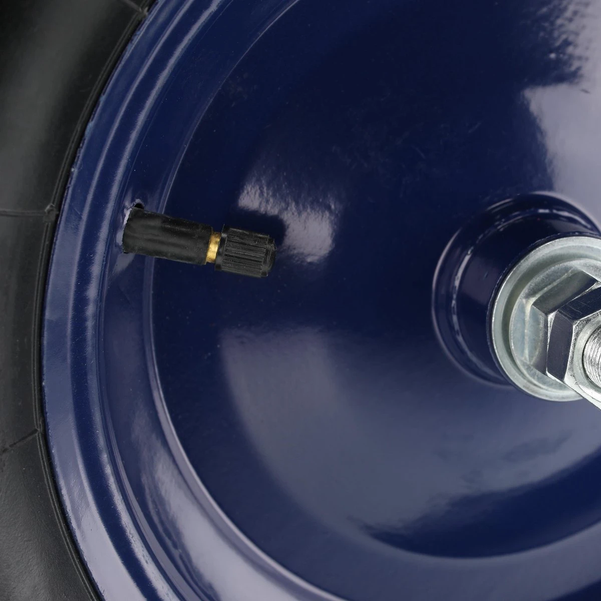 Roue De Brouette Relaxdays 4.80 4.00-8 - Pneu De Brouette Avec Essieu - Jante En Acier Bleu Pneumatique 5 Roue De Brouette Relaxdays 4.80 4.00-8 - Pneu De Brouette Avec Essieu - Jante En Acier Bleu Pneumatique – Image 5