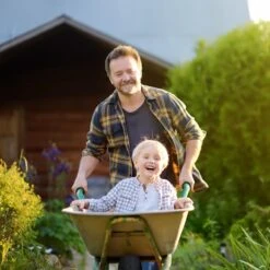 Relaxdays 2x Roue De Brouette 4.80 4.00-8 - Pneu Pneumatique - Essieu - Jante Acier Noir - Roue De Secours -Vendite Pelouse Pro 1200x1200 1194