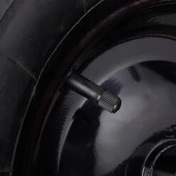 Relaxdays 2x Roue De Brouette 4.80 4.00-8 - Pneu Pneumatique - Essieu - Jante Acier Noir - Roue De Secours -Vendite Pelouse Pro 1200x1200 1195