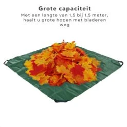 Cheqo® Bâche à Déchets De Jardin - Bâche - Sac à Déchets De Jardin - Bâche à Déchets De Jardin - Bâche De Construction - 150x150cm -Vendite Pelouse Pro 1200x1200 1222