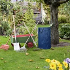 Relaxdays Pop Up Sac à Déchets De Jardin - Lot De 2 - Sac De Jardin 120 L - Bleu - Sac à Mauvaises Herbes - Sac à Feuilles -Vendite Pelouse Pro 1200x1200 1234