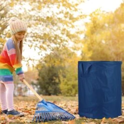 Lot De 3 Sacs Poubelles De Jardin Relaxdays - Sac à Feuilles Pop-up - 160L - Sac à Mauvaises Herbes - 3 Poignées - Bleu -Vendite Pelouse Pro 1200x1200 1247