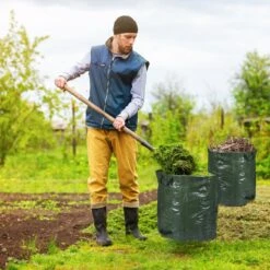 Lot De 4 Sacs Poubelles De Jardin Relaxdays - Grand Sac De Jardin 260 L - Sac Poubelle Vert Robuste Pliable -Vendite Pelouse Pro 1200x1200 1255