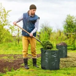 Lot De 4 Sacs Poubelles De Jardin Relaxdays - Grand Sac De Jardin 260 L - Sac Poubelle Vert Robuste Pliable -Vendite Pelouse Pro 1200x1200 1258